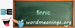 WordMeaning blackboard for finnic